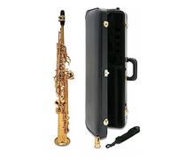 Lacca Dorata Si Bemolle Acuto Sassofono A Fiato Strumenti Musicali Sax In Ottone Con Custodia Sassofono per principianti Kit
