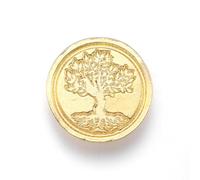 Lacca Fuoco Sigillo Testa Albero della Vita In Lega di Zinco Cera per Buste Taccuini Creazione Culturale Decorativa Marcatura Personalizzata Vitalità Ereditarietà Simbolo Eternità Celtico Orientale