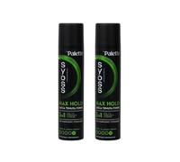 Lacca per Capelli Tenuta Forte, Spray Fissante 48 Ore Anti-Umidità, Formula 3 in 1 con Complesso Vitaminico, Set da 2 o 3 Bombolette da 300ml (x2)