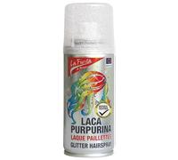LACCA SPRAY BRILL ARGENTO PER CAPELLI 100 ml. Si Toglie con Acqua Calda