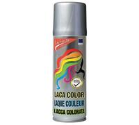 LACCA SPRAY COLORATA PER CAPELLI COLORE ARGENTO 125 ml. Si Toglie con Acqua Calda