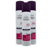 Lacca SPRAY Con Amminoacidi, Ultra Fissaggio. Per Tutti i Tipi Di Capelli. 5 Azioni: Volumizzante, Anti-Umidità, Anti-Crespo, Asciuga Velocemente e Non Appesantisce 300ml (3 Unità)