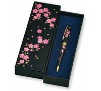 Lacca Urushi Makie penna a sfera custodia Sakura confezione regalo presente d...