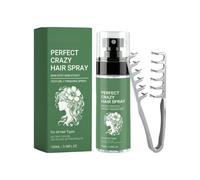 Lacca volumizzante con pettine per dare volume, spray ad alta tenuta, tenuta a lunga durata per un look naturale, per capelli fini/piatti