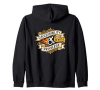 L'accessibilità Non è Un attivista per i Diritti dei disabili privilegiati Felpa con Cappuccio