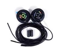 Lacci a sgancio rapido Scarpe, chiusura automatica a vite Lacci con chiusura a vite scarpe senza legare bambini Nessuna installazione necessaria per scarpe sportive, scarpe da lavoro, nero, Nero ,