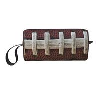 Lacci da football americano, Borsa per il trucco Borsa per cosmetici Borsa da toilette da viaggio portatile Borsa per trucco Organizer