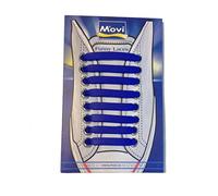 LACCI DA SCARPE IN SILICONE ELASTICI PER TUTTE LE SCARPE - SILICON LACES (Blu)