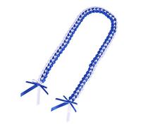 Lacci di laurea 2025,Cintura di laurea 2025 - Cintura Estetica per Cerimonie Feste da Spiaggia Festival Dettaglio dell'amicizia Souvenir Regalo per occasioni speciali, bianco e blu, Consulte la