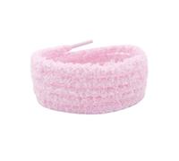 Lacci di peluche, 2 paia di lacci rotondi da 8 mm, 80/100/120/140/160/180/200 cm, universali, morbidi e elastici, per scarpe da ginnastica in tela, Colore: rosa., 120
