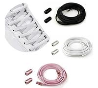 Lacci Elastici Con Chiusura in Metallo - No Tie Lacci Senza Nodo per Scarpe da Ginnastica, Casual e da Corsa