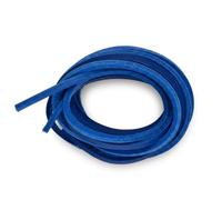 Lacci in cuoio blu royal elettrico per scarpe, stivali, boots 120 cm