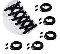 Lacci in Gomma Elastica con Chiusura in Metallo - Elastici Lacci Delle Scarpe Lacci Senza Nodo, No Tie Lacci Scarpe/Senza Bisogno di Legarli, per Scarpe da Ginnastica,Scarpe Casual,Scarpe da Corsa