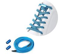 Lacci in Gomma Elastica con Chiusura in Metallo - Elastici Lacci Delle Scarpe Lacci Senza Nodo, No Tie Lacci Scarpe/Senza Bisogno di Legarli, per Scarpe da Ginnastica,Scarpe Casual,Scarpe da Corsa