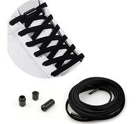 Lacci in Gomma Elastica con Chiusura in Metallo - Elastici Lacci Delle Scarpe Lacci Senza Nodo, No Tie Lacci Scarpe / Senza Bisogno di Legarli, per Scarpe da Ginnastica,Scarpe Casual,Scarpe da Corsa
