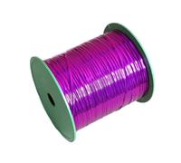 Lacci in metallo 2Roll Multicolor Gift Packaging Wrap Ribbon Rope Food Bread Bag Plastic Clip Binding for Gift Packing(Dark Red)