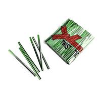 Lacci in metallo 6400pcs 6/8/10cm Wire Sealing Binding Wire for Plastic Lollipop Candy Bags Party Gifts(Green,6cm)