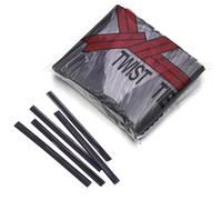Lacci in metallo 7600Pcs Plastic Iron Tie Colorful Multi-Size Wire Sealing Binding for Candy Lollipop Cookies Food Gift Party Packaging(Black,4X80mm)