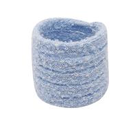 Lacci in Peluche 1,5cm Piatti Larghi, 1 Paio - Azzurro Bianco - 160cm | La texture morbida e soffice aggiunge un tocco decorativo; le estremità rifinite facilitano l'uso su sneaker e stivali