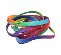 Lacci per scarpe da hockey su ghiaccio multicolore per pattini in nylon a trama stretta per giochi di lega all'aperto pista uso 274,3 cm coppia (274,3 cm)