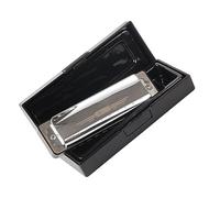 L'acciaio Inossidabile Argento Copre L'armonica Diatonica A 10 Fori In Ottone Per Prestazioni Armonica Strumento Musicale (Color : Low F)