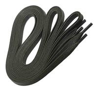 Laccico - Lacci per scarpe, piatti, 75-150 cm e 6 mm di larghezza, Verde militare, 150