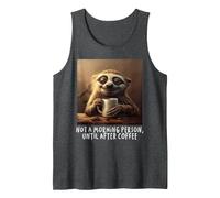 L'accidia ha Bisogno di caffè, Il brontolone mattutino, di Canotta, Uomo, Grigio Scuro, M