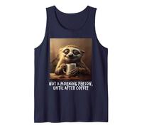 L'accidia ha Bisogno di caffè, Il brontolone mattutino, di Canotta, Uomo, Navy, M