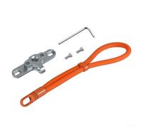 Laccio Nylon e Metallo per Telecomando per dji Laccio Nylon e(orange) | Sgancio per sicuro, silicone antiscivolo, metallo , compatibilità per rc2, volo stabile
