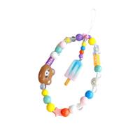 Laccio Portacellulare Con Perline - Catena Portachiavi Elegante per Telefono,Laccetto Estetico a Perline per Donne e Ragazze, Accessorio per Borse e Zaini