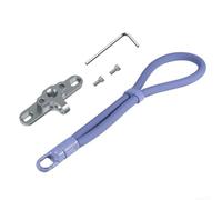 Laccio Sicurezza in Silicone e Metallo per robusto Laccio Sicurezza(gray-purple)