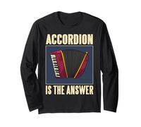 L'accordion È La Risposta Umorismo per Musica Maglia a Manica