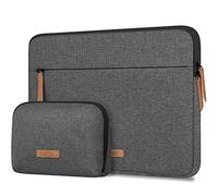 Lacdo 360° Protettiva Borsa Custodia per 13 Pollici New MacBook Air M4 A3240 2025/M3 A3113/M2 A2681/M1 A2337, 13" MacBook Pro M2/M1 A2338 A2251 A2289, 13" iPad Air M3/iPad Pro M4 Bag, Grigio Scuro