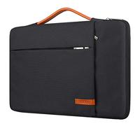 Lacdo 360° Protettiva Borsa Custodia per 16 pollice New MacBook Pro M4/M3/M2/M1 Pro/Max A3403 A3186 A2991 A2780 A2485 A2141 2024-2019, 15" Surface Laptop 7th Copilot+PC/6/5/4 Computer Bag, Nero