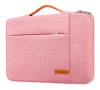 Lacdo 360° Protettiva Borsa Custodia per 16 pollice New MacBook Pro M5 Pro/Max A3428 A3429 2026, M4/M3/M2/M1 Pro/Max A3403 A3186 A2991 A2780 A2485 A2141 2024-2019, 15" Surface Laptop 7th, Rosa