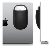 Lacdo Busta Universale Adesiva per Mouse, Custodia per Magic Mouse 1 2, con Adesivo Riutilizzabile, Niente Residui di Colla, Busta/Manica Elastica Compatta per iPad MacBook, Nero