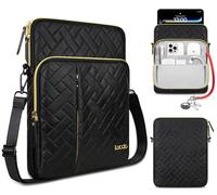 Lacdo Custodia Protettiva Borsa Tablet per 11" iPad A16, 11" iPad Air M3 M2, 11" iPad Pro M4, 10.9" iPad, 11" iPad Pro, 10.2" iPad, 10.9" iPad Air 5 4, 10.5" iPad Pro, Samsung Galaxy Tab A9+, Nero