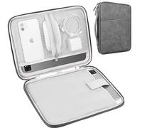 Lacdo Custodia Protettiva Borsa Tablet per 11" iPad A16, 11" iPad Air M4 M3 M2, 11" iPad Pro M5 M4, 10.9" iPad, 11" iPad Pro, 10.2" ipad, 10.9" iPad Air 5 4, 10.5" iPad pro Magic Keyboard Grigio Scuro