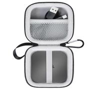 Lacdo Custodia Rigida Hard Disk Esterno per Corsair EX400U USB4 Portable SSD 1TB 2TB 4TB USB 3.2 Type-C External Solid State Drives EVA Antiurto Impermeabile Protettiva Borsa, Nero+Grigio