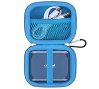 Lacdo Custodia Rigida Hard Disk Esterno per Crucial X10 / Crucial X9 / X9 PRO / X10 PRO Portable SSD 1TB 2TB 4TB 6TB 8TB unità a Stato Solido Esterna, Eva Borsa di Stoccaggio, Blu