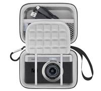 Lacdo Custodie fotocamere per KODAK PIXPRO C1 Fotocamera Compatta Digitale con Zoom Pratico, Custodia Rigida Antiurto in EVA per Fotocamera da Viaggio con Tasca a Rete per Schede SD, Cavi USB, Grigio