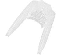 Lace Crochet Cardigan Summer Layering Colletto Finto Donna Collare Per Maglione