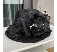 Lace Lace Sunshade Hat Pearl Flower Fisherman Hat Women's Summer Breathable Sunscreen Sun Hat