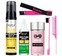 Lace Melting Spray Lace Melt schiuma e tenuta della punta, colla per capelli senza colla, spray per parrucche, set di installazione per parrucche