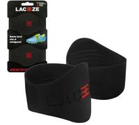 Laceeze Band Original Nera si adatta al numero di scarpe 30-37 e mantiene i lacci legati durante lo sport, il calcio, il rugby e l'hockey