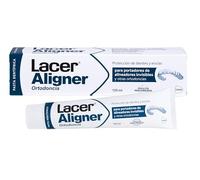 LACER AliGNER - Dentifricio per Ortodonzia Invisibile e Brackets, 125 ml, Anticaries e Antiplacca, Remineralizzante con Fluoro, protegge smalto e gengive, sapore menta uso quotidiano