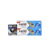 Lacer Children Dental Gel Strawberry Duo + Gift 2 X 75ml 2 Un