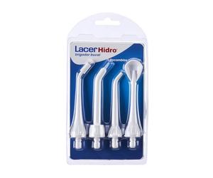LACER HIDRO - Confezione da 4 pezzi di ricambio per irrigatore orale idro Advanced, spazzola per irrigatore dentale, detergente linguale e sottogengivale, spazzola elettrica, irrigazione orale e