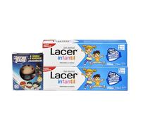 LACER JUNIOR - Gel dentale per bambini da 6 mesi a 6 anni, per prevenire la carie, formula di fluoro più calcio, cura dei denti da latte