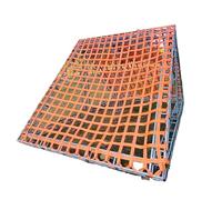 Lacerazione a maglia quadrata, For paranchi con capacità di carico di 1T, 2T, 3T e 4T - Cinghia di sollevamento piatta in nylon da 1,5 pollici con anello di sollevamento da 1 M(4M/13.1Ft 20Cm Mesh Loa
